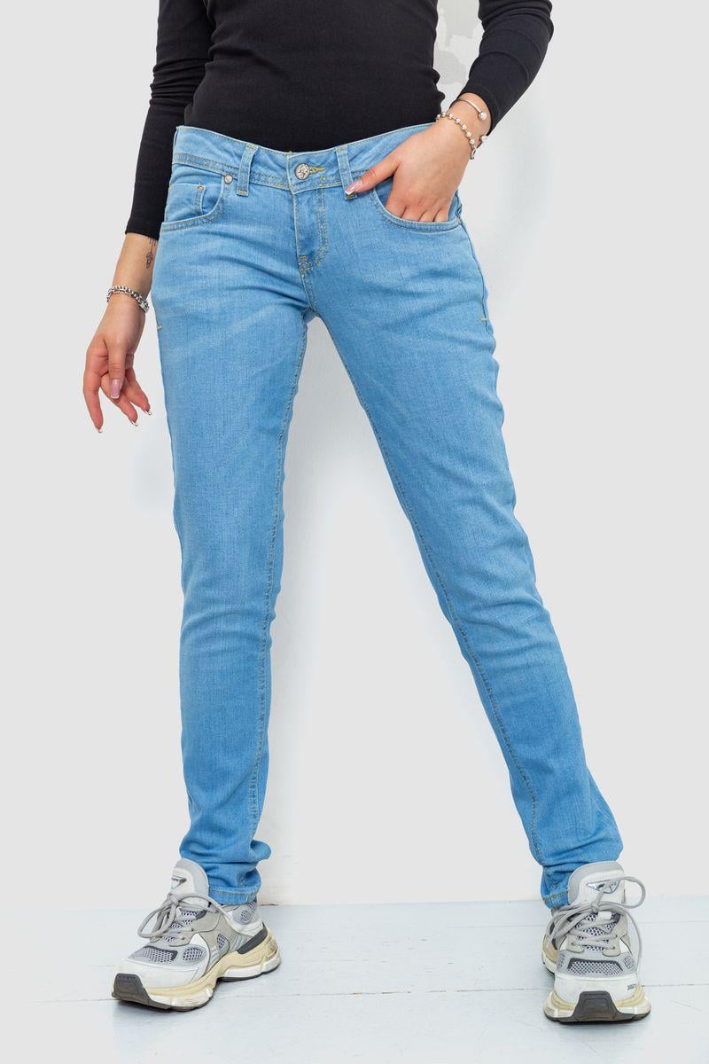 Джинсы женские однотонные Ager 244R014 р. 24 Голубой (65f2d40ba4b9607aef04ee07)