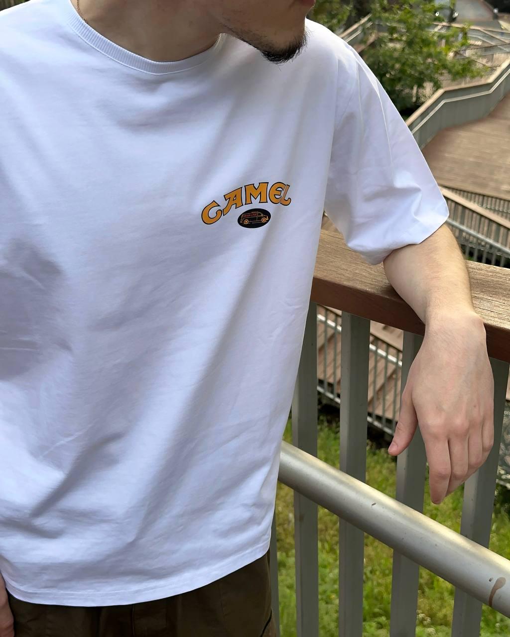 Футболка MEAN LTD Camel expedition Land Rover Series 3 XL Белый (MLD0018101) - фото 4 Футболка MEAN LTD Camel expedition Land Rover Series 3 XL Белый (MLD0018101) - фото 4