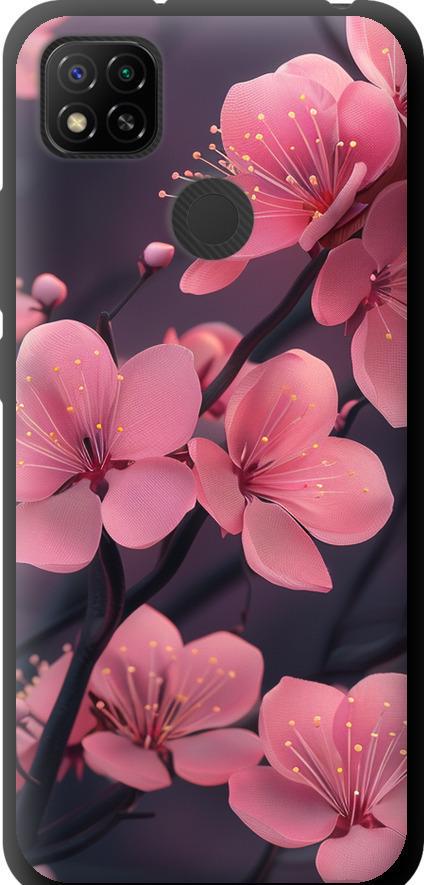 Чехол на Xiaomi Redmi 9C Пурпурная сакура (6075b-2035-42517) Чехол на Xiaomi Redmi 9C Пурпурная сакура (6075b-2035-42517)