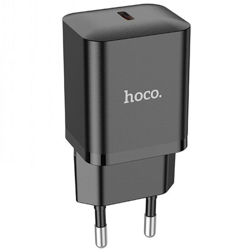 Зарядний пристрій для Hoco N27 Innovative single port PD20W charger Black (6931474783448)