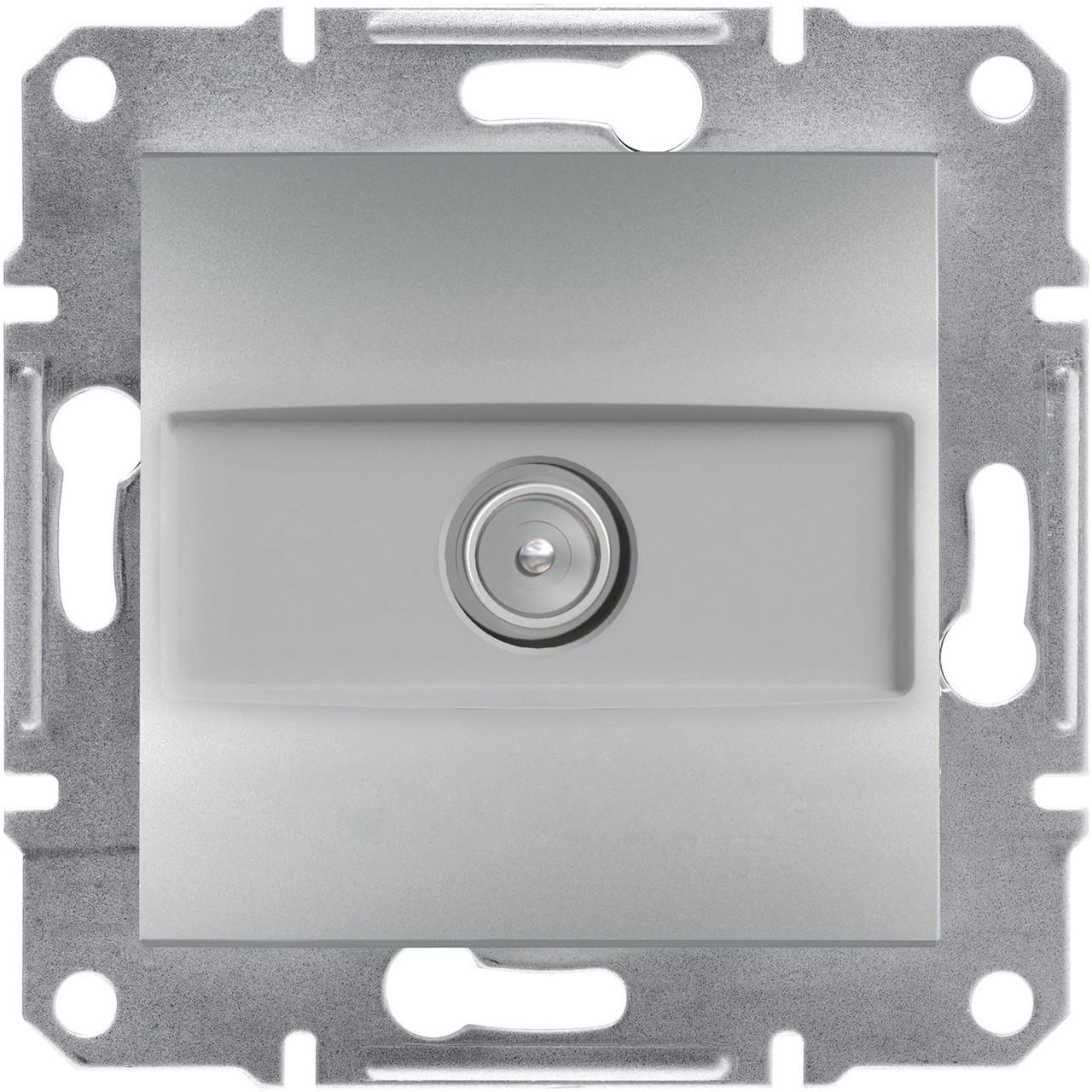 Розетка ТВ Schneider Electric Asfora концевая алюминий (EPH3200161)