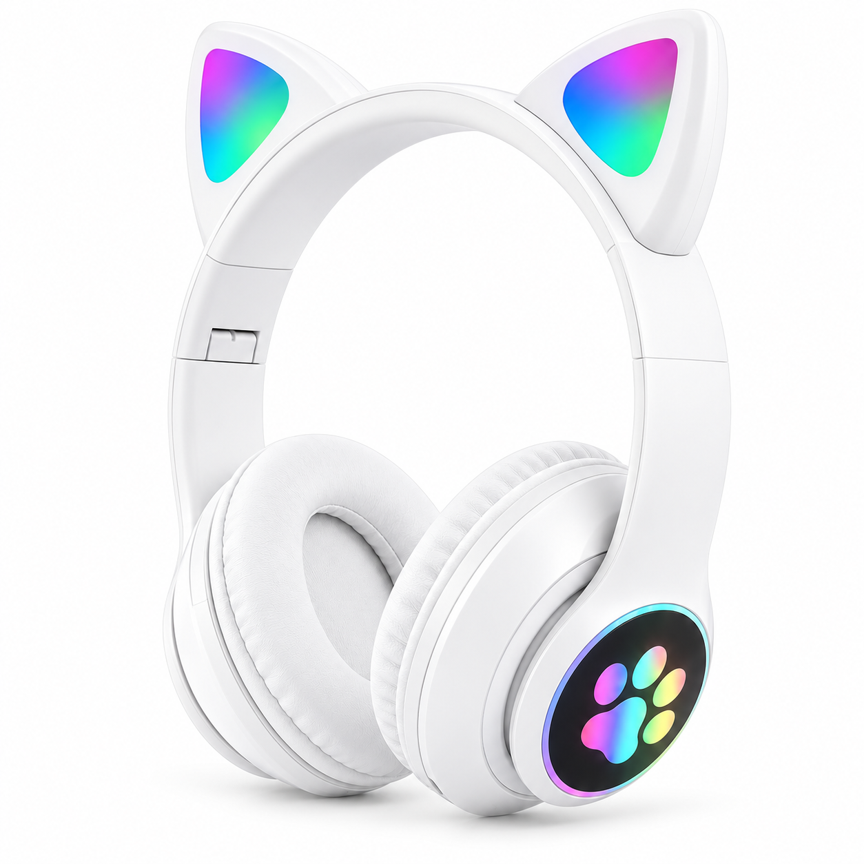 Беспроводные детские наушники VZV-23M CAT ear Bluetooth Белый (925563)