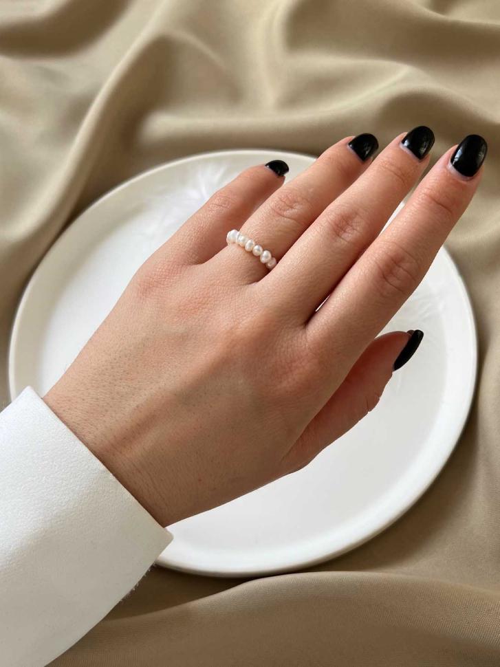 Каблучка з дрібних перлин (5132) - фото 2