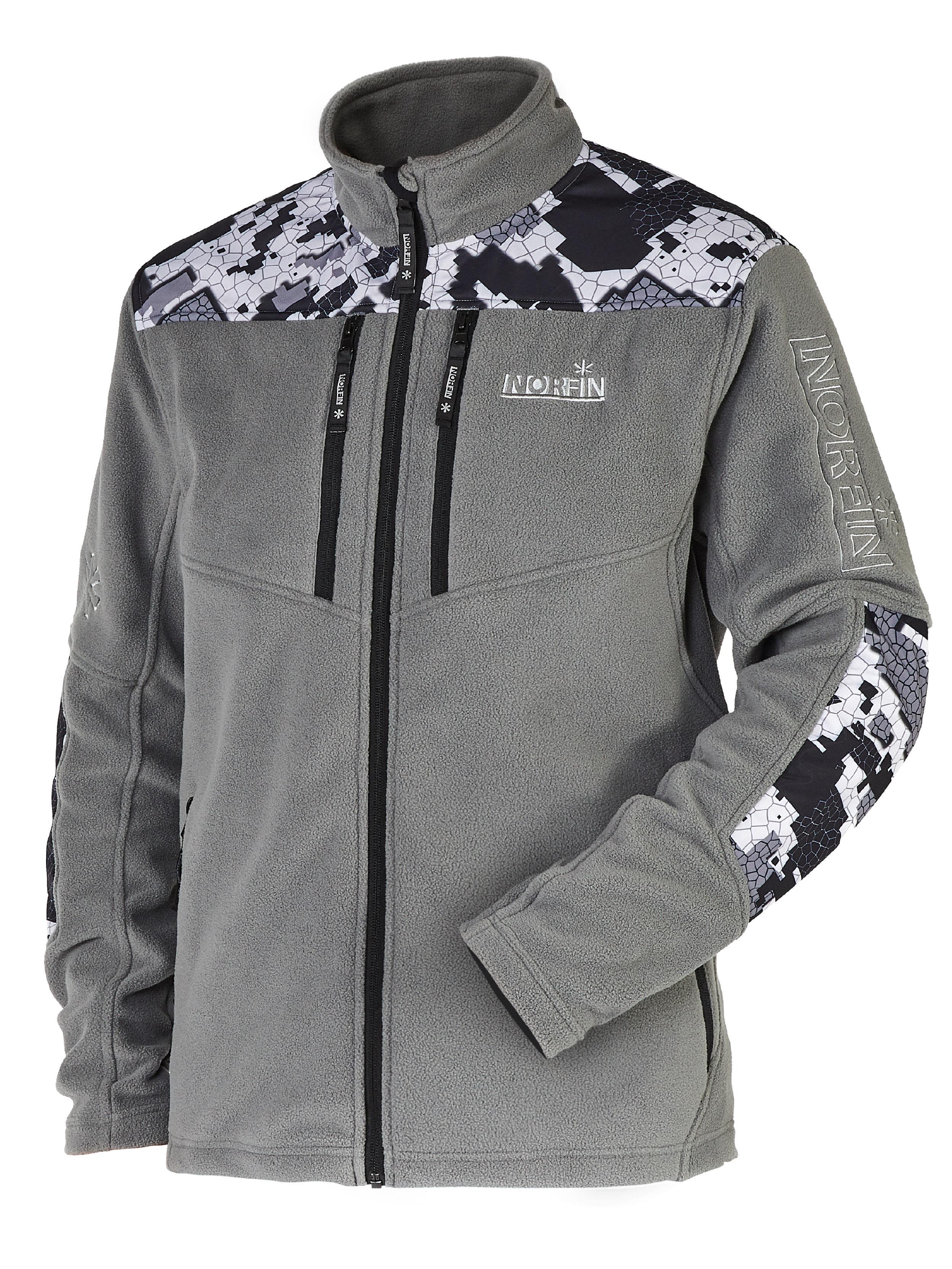 Куртка флісовая Norfin Glacier S Gray Camo