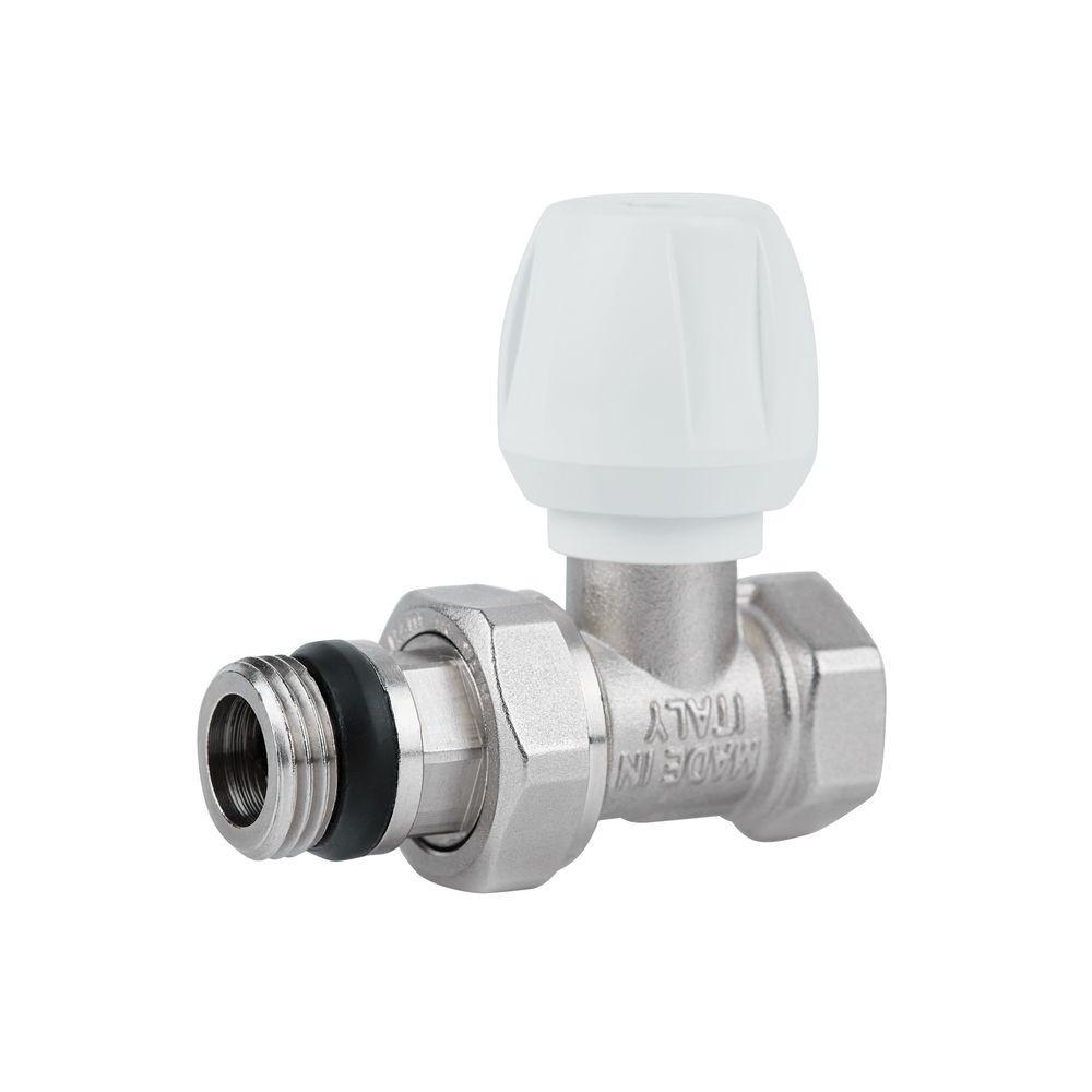 Кран радиаторный ICMA 1/2" с антитечкой прямой №813+940