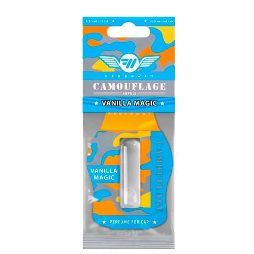 Освежитель воздуха жидкий Fresh Way Camouflage Ampule Vanilla Magic 4,5мл (00000051124)