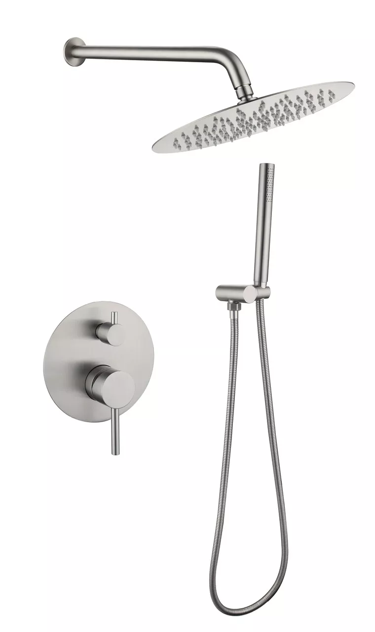 Душевая система встроенная Wezer EKO17В 01 нержавеющая сталь (1044060)