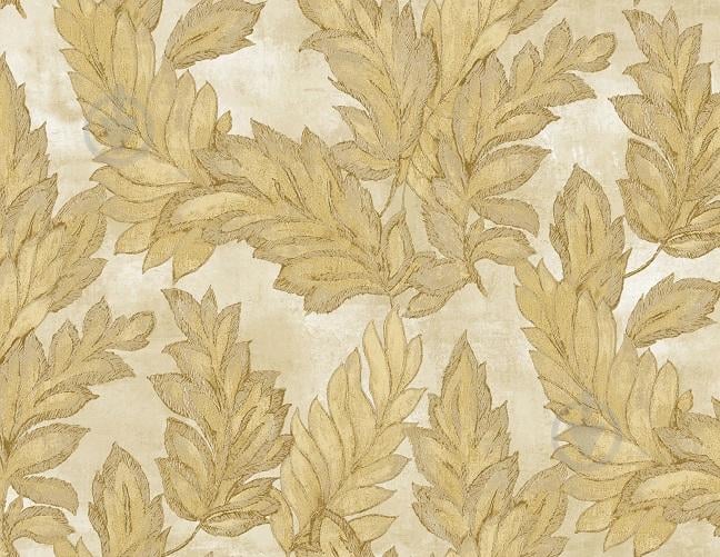 Итальянские Виниловые обои на флизелиновой основе Cristiana Masi 24 Carati 7423 Бежевый-Золотистый