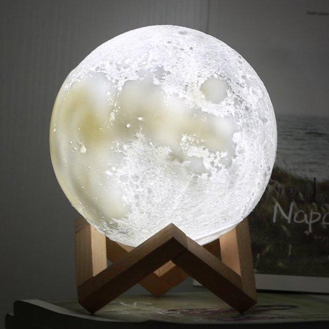 Лампа нічник Місяць 3D AVVS tech Moon Lamp G-7 на акумуляторі - фото 3