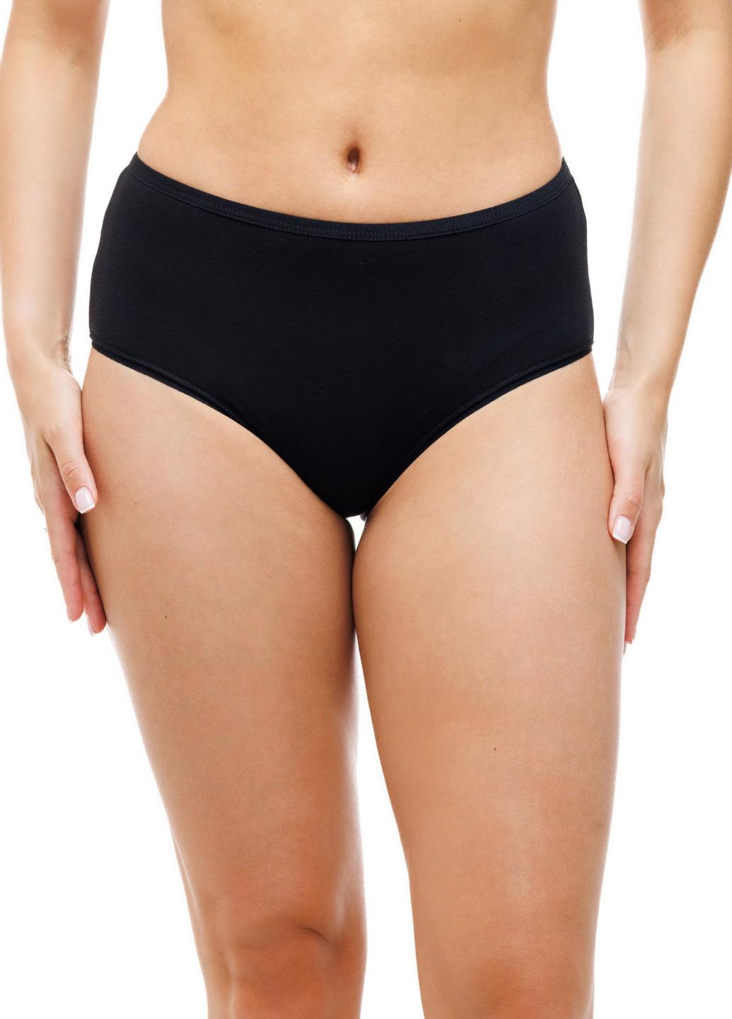 Трусы женские Наталюкс с высокой посадкой с бамбука S Черный (5127123290921)