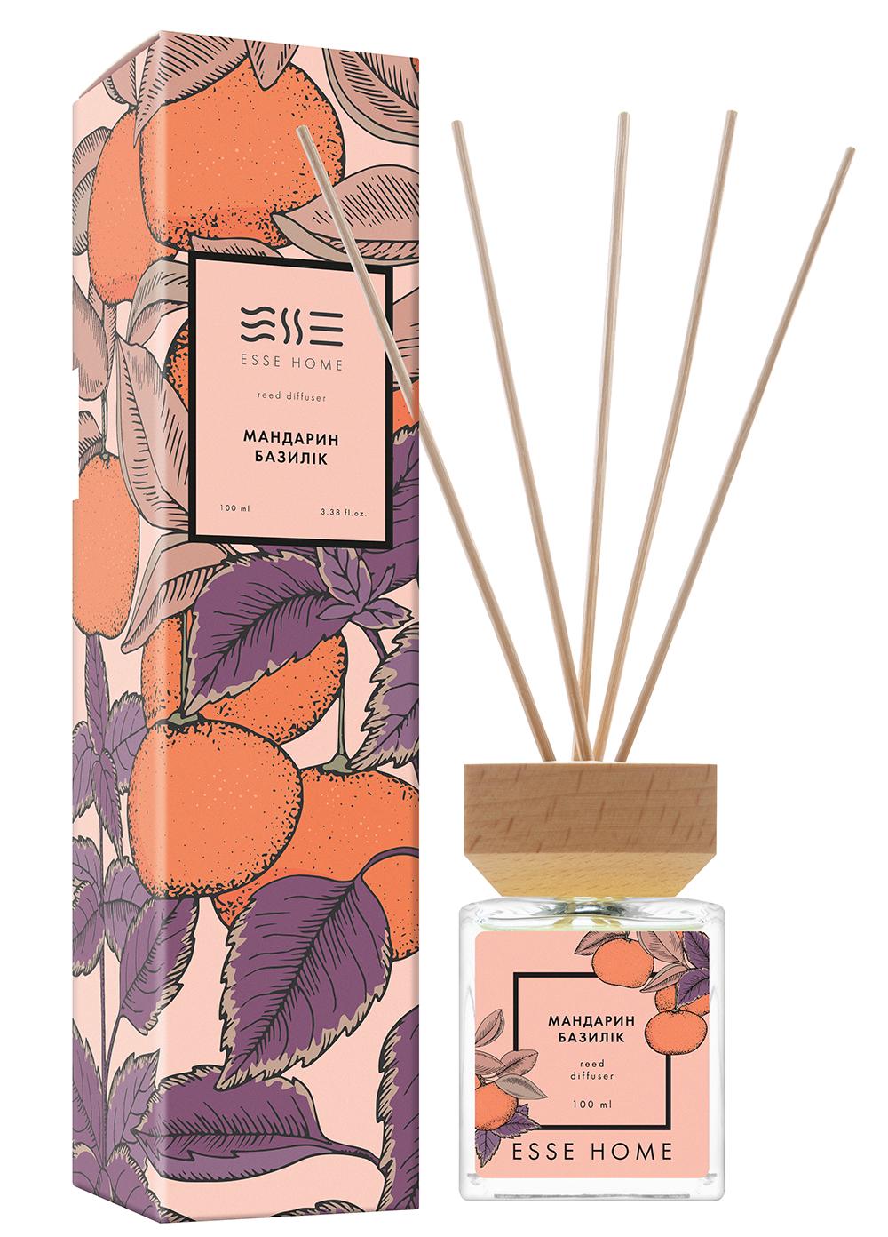 Аромадифузор Мандарин Базилік Esse HOME 100 мл (HOME-MB)