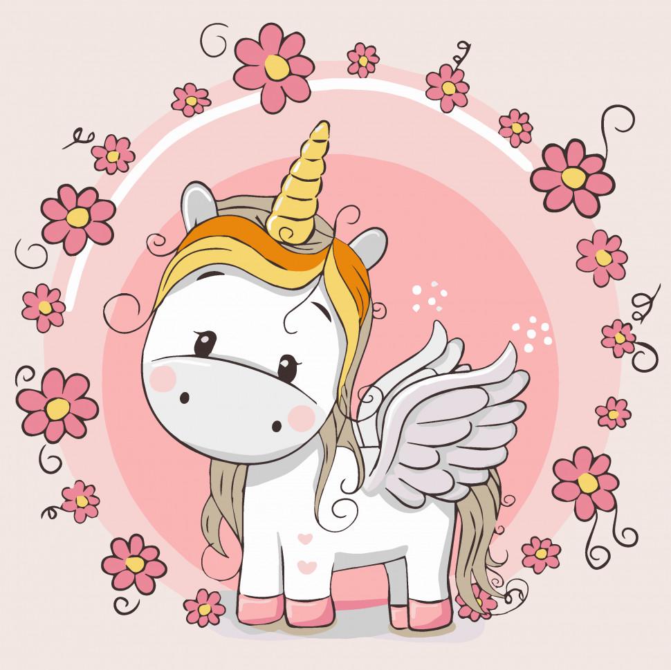 Картина по номерам ART CRAFT Единорижка с крыльями 30x30 см без коробки (ACR-15501-AC)