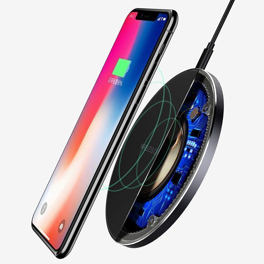 Зарядное устройство универсальное Qi Charger беспроводное для 15 W (k10) - фото 3