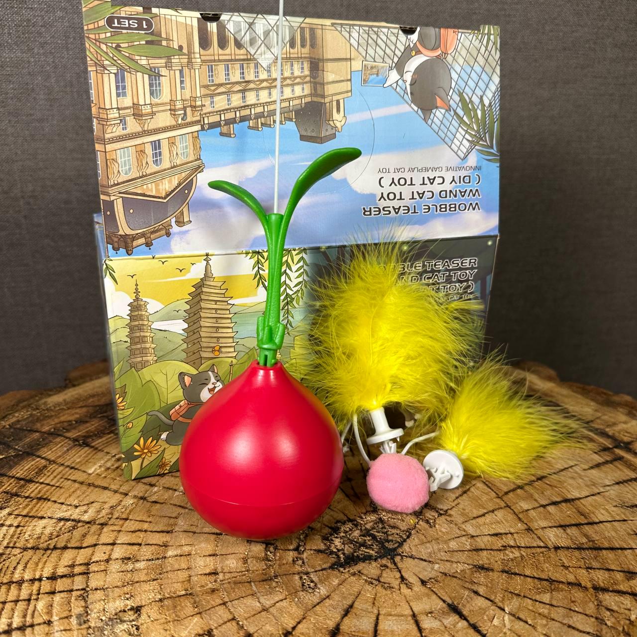 Игрушка для кота дразнилка с неваляшкой интерактивная - фото 10 Игрушка для кота дразнилка с неваляшкой интерактивная - фото 10