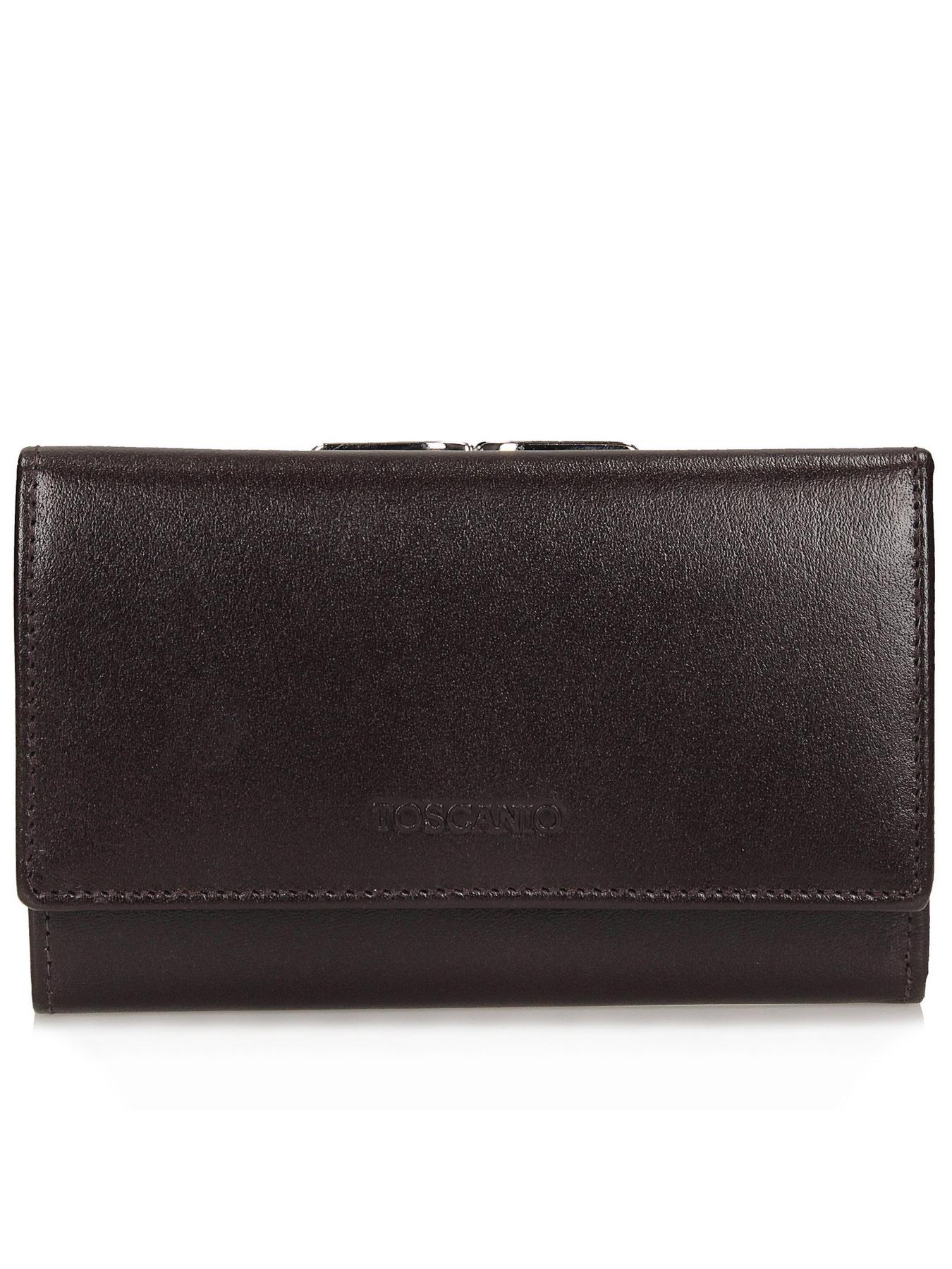 Кошелек женский Toscanio Темно-коричневый (T1116 BRAZ)