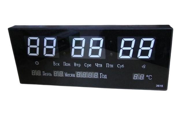 Часы электронные VST 3615 подсветка Белый (13666700)