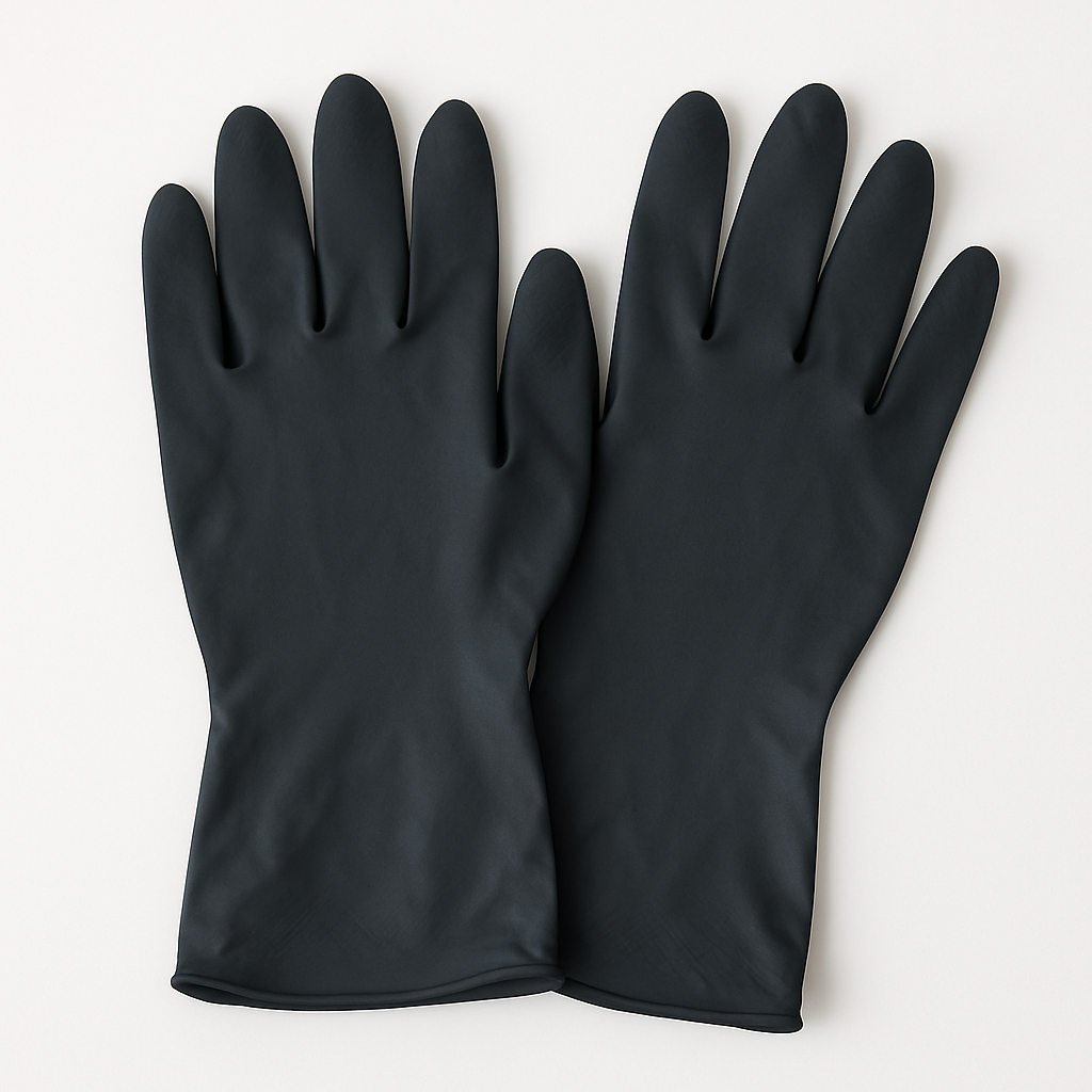 Перчатки латексные HOFFEN HFN-23142M 14,5 г нестерильные текстурированные повышенного риска б-п M 50 шт. Черный (e7778630) - фото 2 Перчатки латексные HOFFEN HFN-23142M 14,5 г нестерильные текстурированные повышенного риска б-п M 50 шт. Черный (e7778630) - фото 2