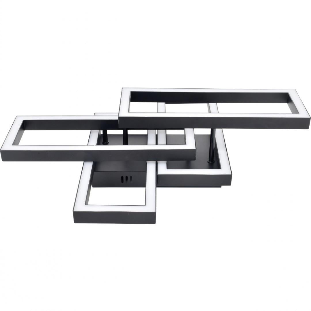 LED-люстра RM-77-BK с пультом ДУ 77 Вт 3000-6000К 300-6160 Lm Черный (V6919120230706)