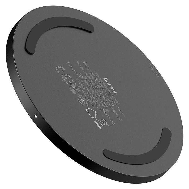 Зарядка бездротова Qi BASEUS Simple Magnetic Wireless Charger suit for IP12 5V 2А Black (7140521) - фото 3 Зарядка бездротова Qi BASEUS Simple Magnetic Wireless Charger suit for IP12 5V 2А Black (7140521) - фото 3