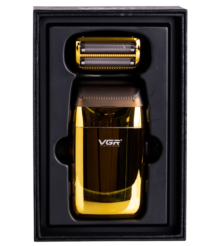 Электробритва-шейвер VGR V-399 для сухого бритья Золотистый (29886406) - фото 8