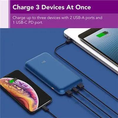 Повербанк ZMI 10 Pro Power Bank 20000 mAh 65W Blue (QB823) - фото 8 Повербанк ZMI 10 Pro Power Bank 20000 mAh 65W Blue (QB823) - фото 8