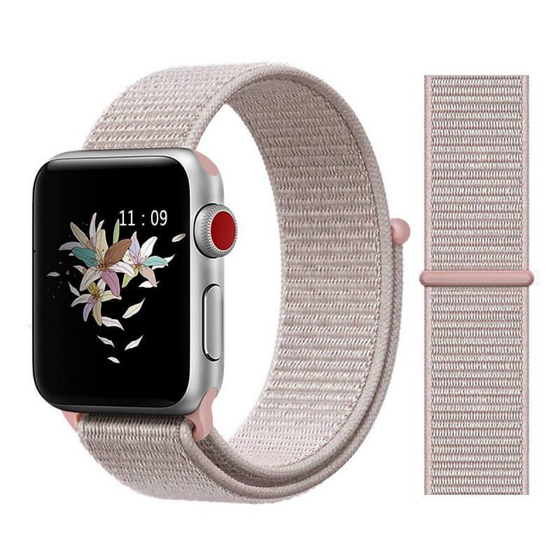 Тканевый ремешок Nylon Sport Band for Apple Watch 42/44/45/49mm, Rose Pink - фото 3