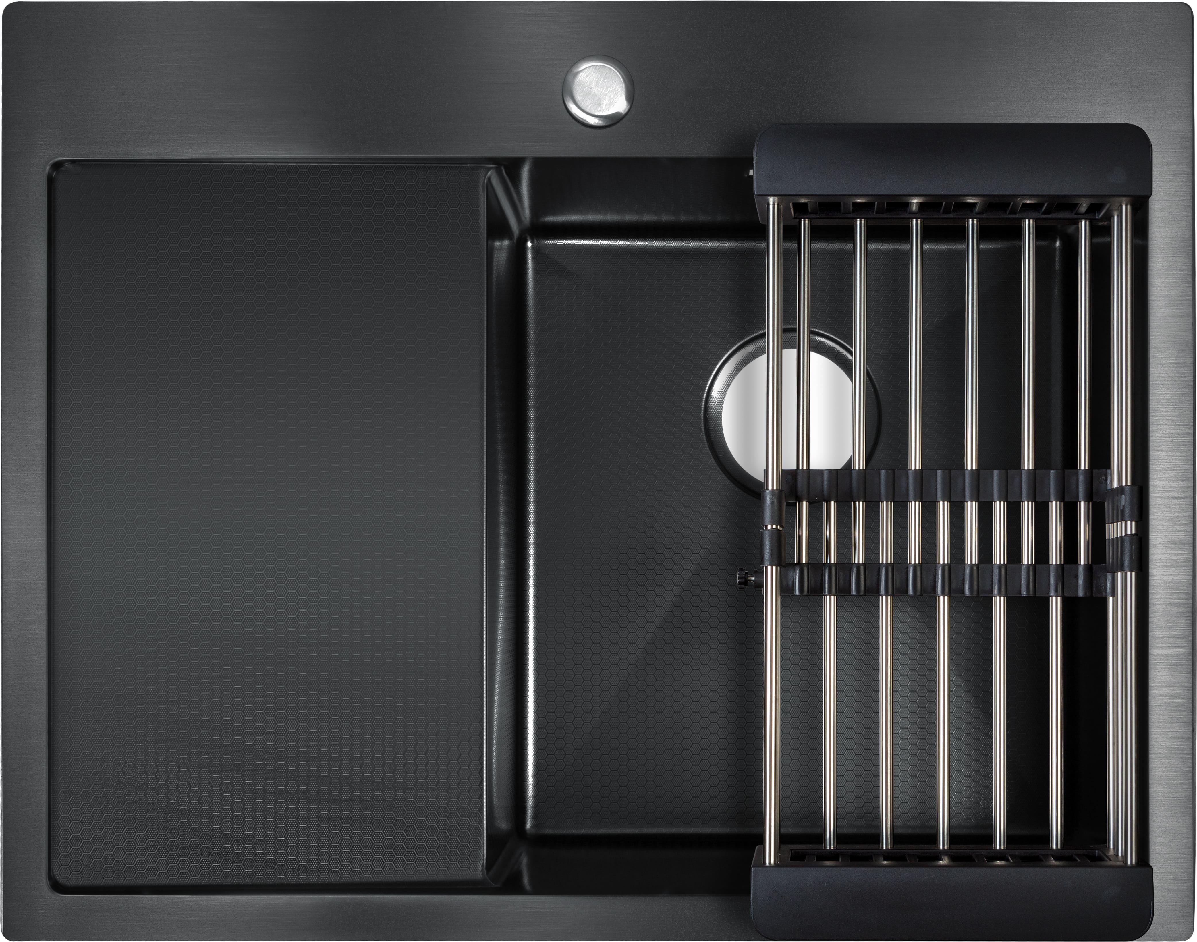 Мойка кухонная Gunter&Hauer Rauda 6522 LW Black Honey