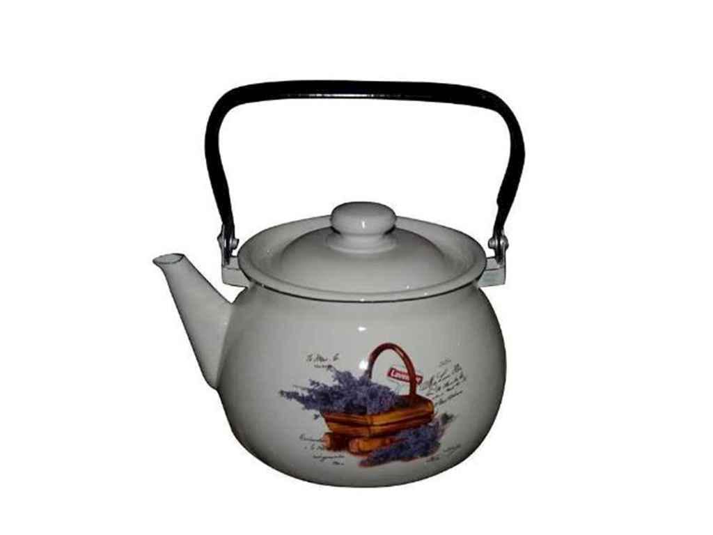 Чайник Idilia Корзина лаванды эмалированный 3,5 л (I27130/2)