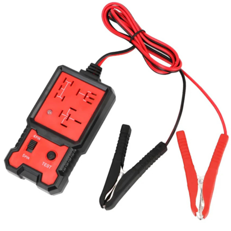 Тестер автомобільних реле електронний 11-15V 4pin 5pin з клемами живлення (928064) - фото 3