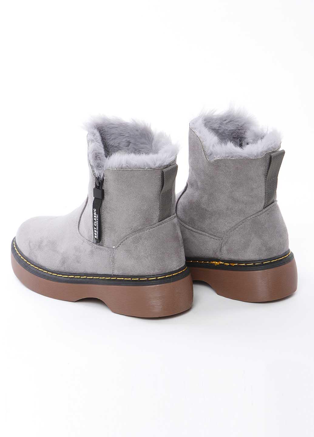 Черевики жіночі Fashion 337574 р. 36 23,5 см Сірий - фото 9 Черевики жіночі Fashion 337574 р. 36 23,5 см Сірий - фото 9