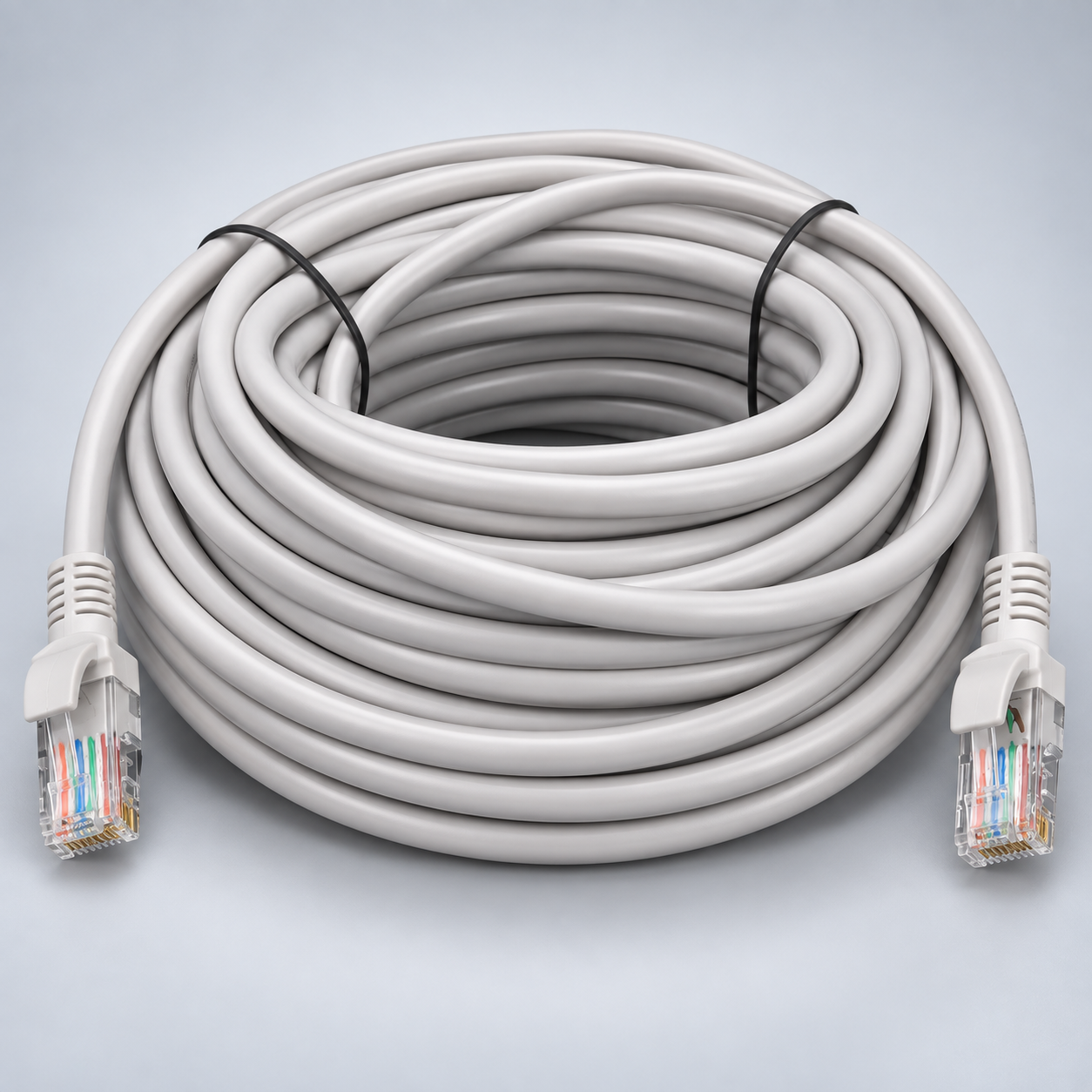 Патч-корд мережевий Ritar PCR-CCA/10G UTP Cat.5e RJ-45 10 м Сірий (38311493)