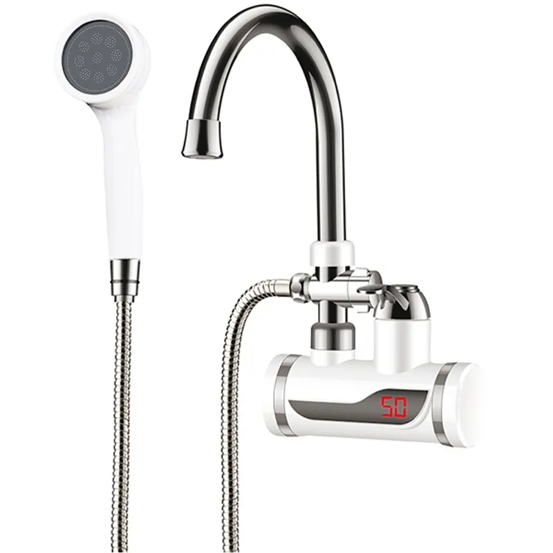 Кран проточний MIXXUS Electra 280-EW для кухні/душа з лійкою настінний монтаж (MI6113) Кран проточний MIXXUS Electra 280-EW для кухні/душа з лійкою настінний монтаж (MI6113)