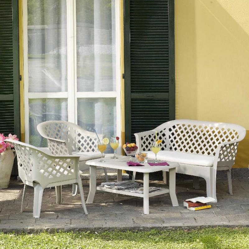 Лавиця ProGarden LARIANA Білий (3532) - фото 2 Лавиця ProGarden LARIANA Білий (3532) - фото 2