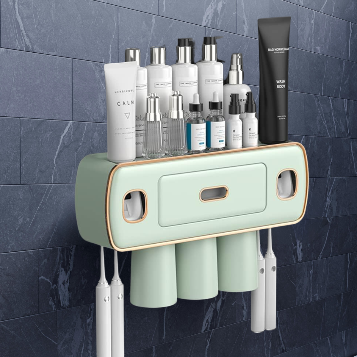 Держатель Toothbrush Holder с выдвижными ящиками (TO-11) - фото 4 Держатель Toothbrush Holder с выдвижными ящиками (TO-11) - фото 4