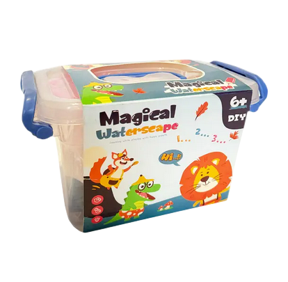 Набор для творчества 12 формочек/6 бутылочек с жидкостью/фигурки/в боксе (689-101)