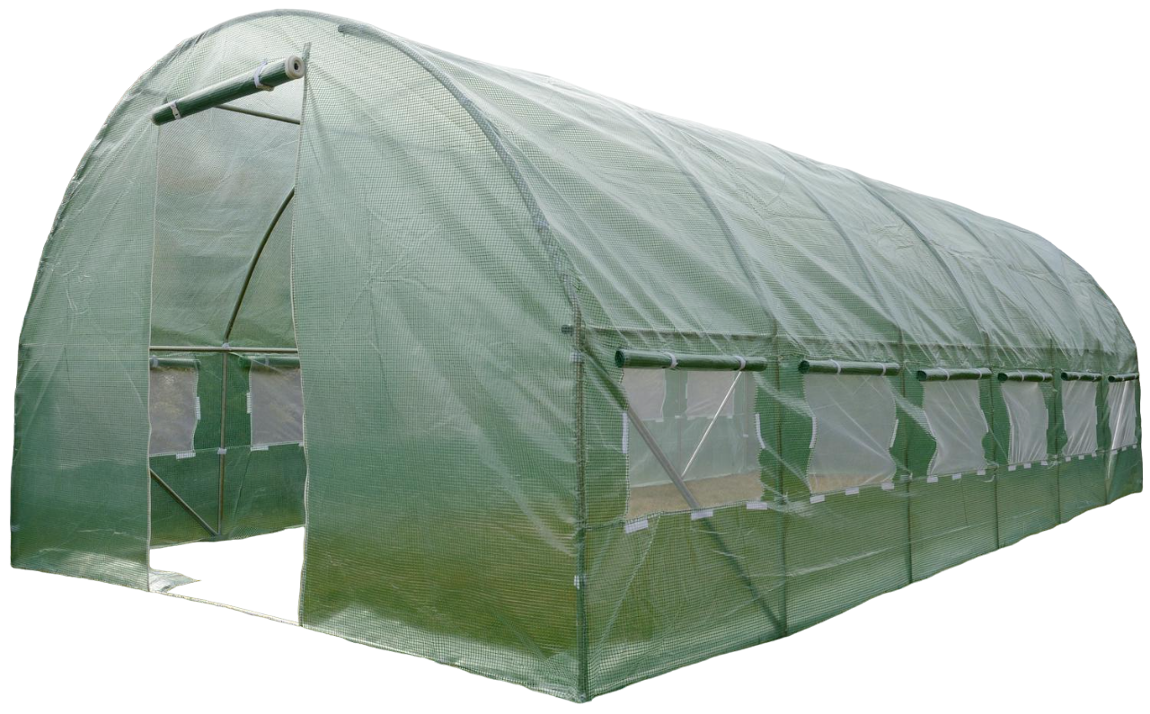 Теплица с окнами Malatec 18 м² 600х300х200 см (9910129)