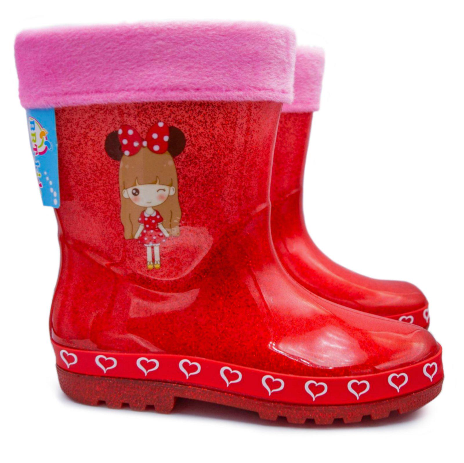 Сапоги резиновые для девочки TOM.M MV-1362 р. 29 Красный