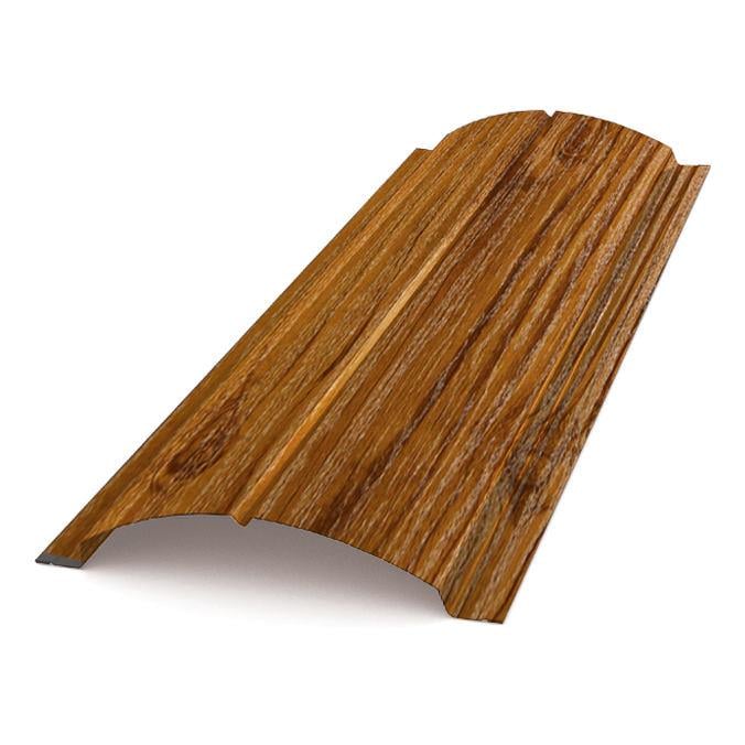 Штахетник металевий двосторонній Золотий Дуб 3-Д під дерево 0,43x1,5x130x