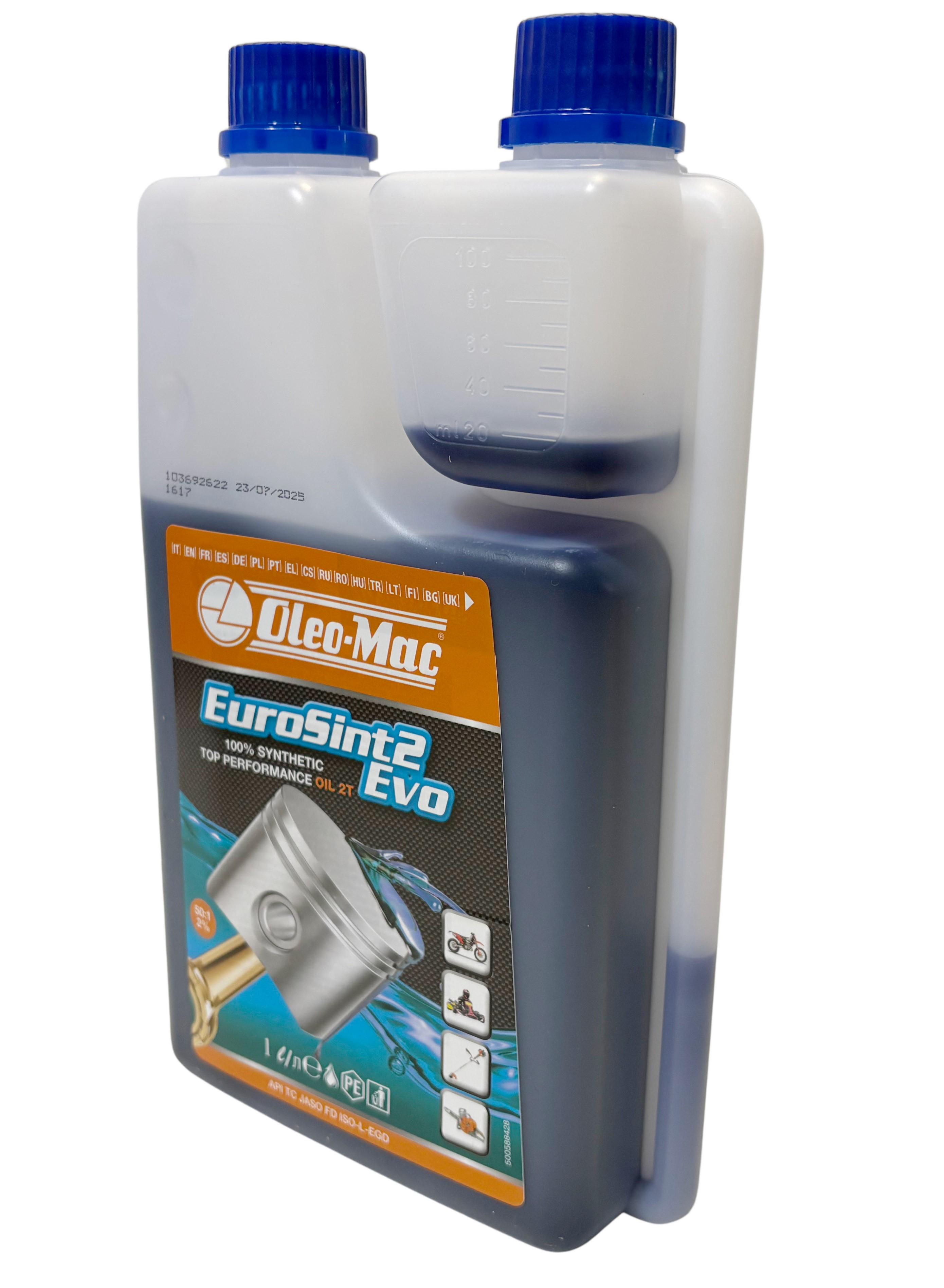 Моторна олива Oleo-Mac EuroSint 2EVO з дозатором для двотактних двигунів (3555028A)