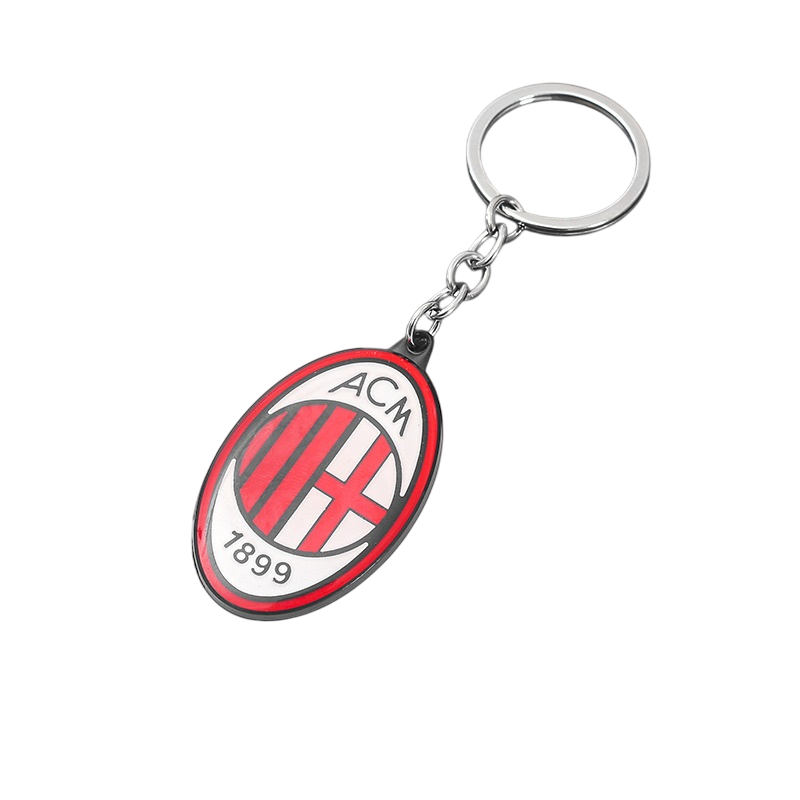 Брелок футбольный клуб Milan AC двухсторонний (26972809)