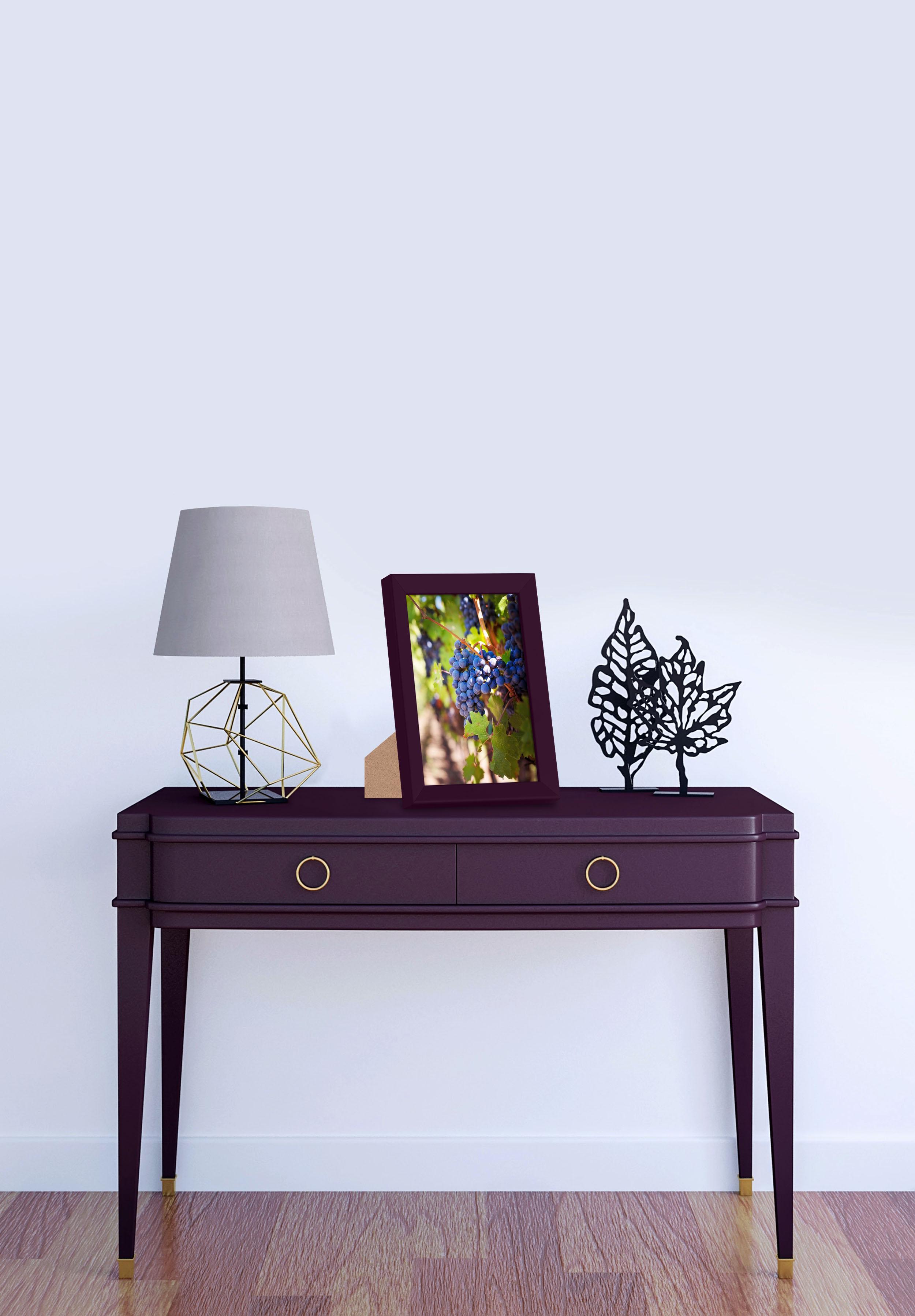 Фоторамка дерев'яна EmojiFrame 15х21 см А5 AH2220-02 антиблікове скло 2 мм з ніжкою Фіолетовий - фото 5 Фоторамка дерев'яна EmojiFrame 15х21 см А5 AH2220-02 антиблікове скло 2 мм з ніжкою Фіолетовий - фото 5