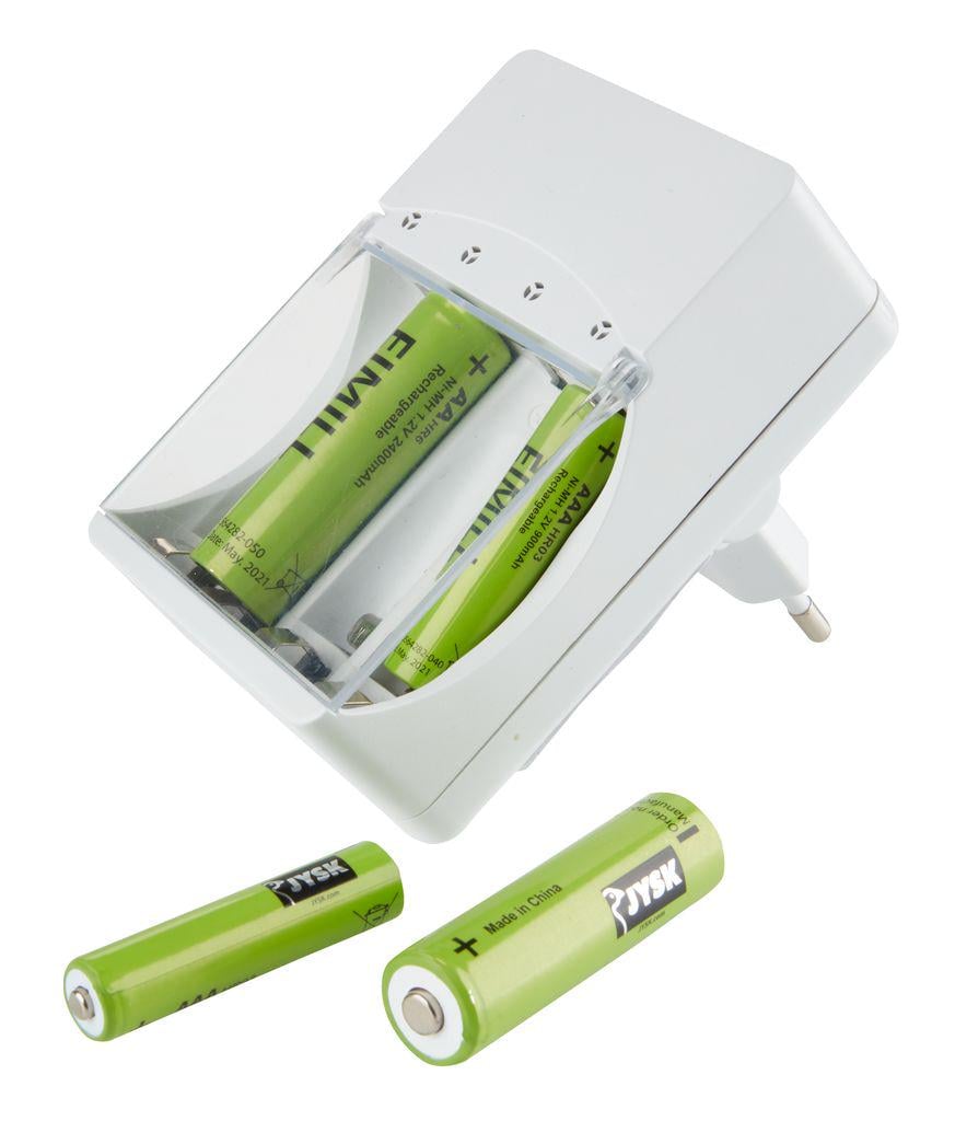 Зарядное устройство для аккумуляторных батареек АА/ААА 7x5x11 см (ed0e7fde) Зарядное устройство для аккумуляторных батареек АА/ААА 7x5x11 см (ed0e7fde)