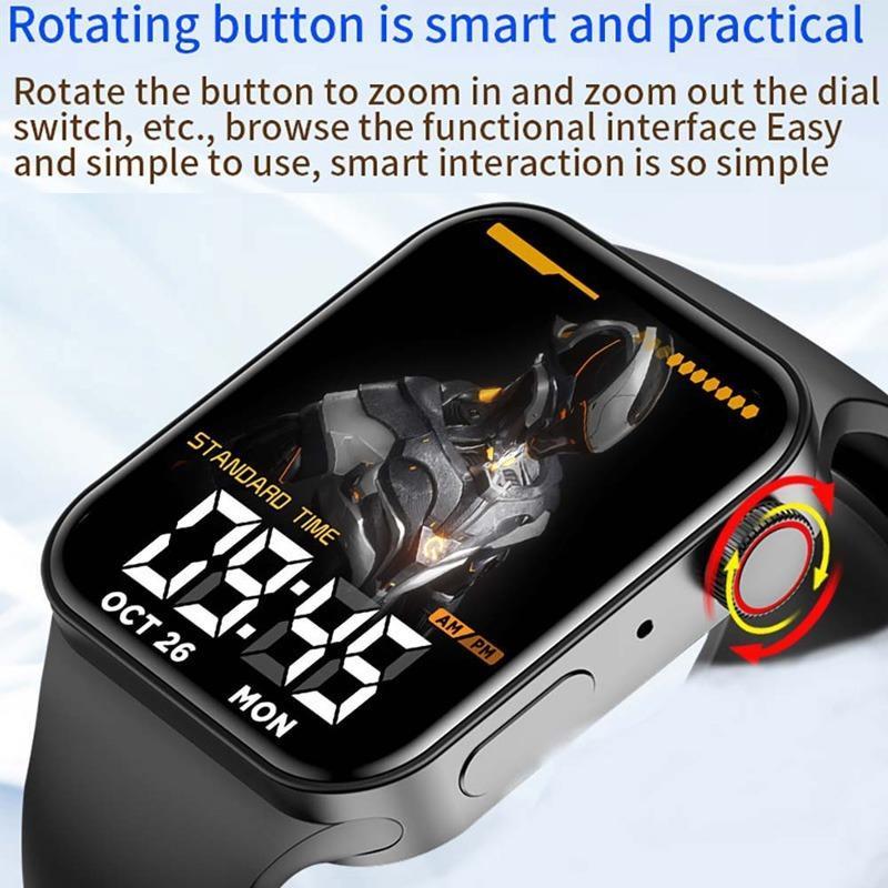 Смарт часы Smart Watch 100PLUS-PRO 1,75" голосовой вызов/спортивные режимы Черный (e552630b) - фото 4