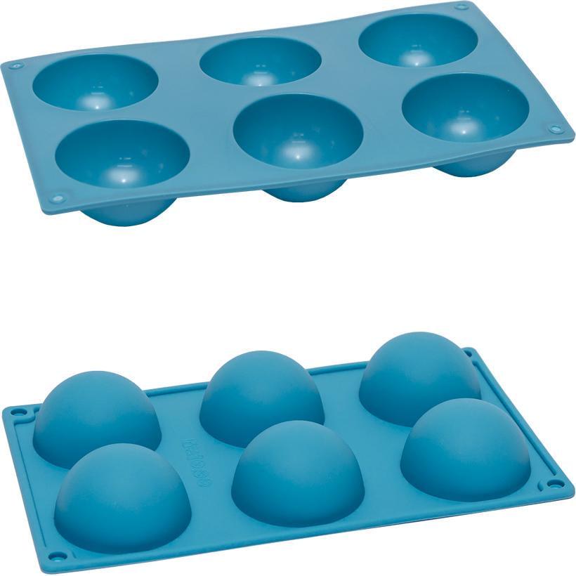 Форма для випічки та шоколадних виробів силіконова напівсфери/кейк попси 6 осередків (26946117) - фото 2 Форма для випічки та шоколадних виробів силіконова напівсфери/кейк попси 6 осередків (26946117) - фото 2