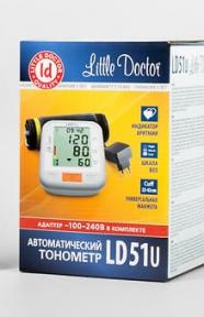 Тонометр Little Doctor LD-51U автоматичний на плече з адаптером 5 років - фото 1