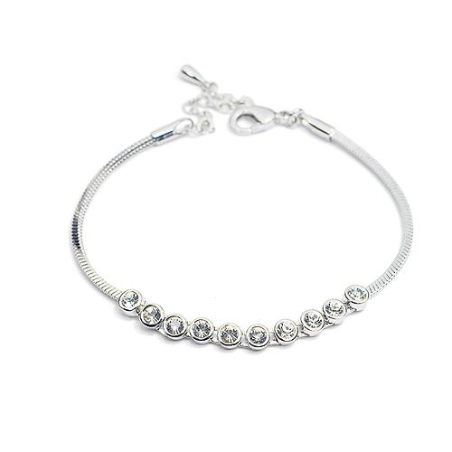 Браслет с кристаллами Сваровски 31327a Italina Белый