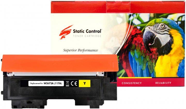 Картридж Static Control Parrot совместимый аналог HP W2072A 117A Yellow (002-01-S2072APB)