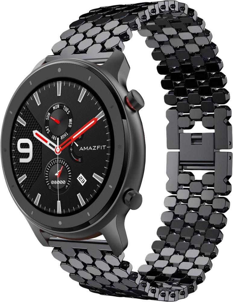 Металлический Ремешок Scaly для Amazfit GTR 47 мм Black (28772-2B)