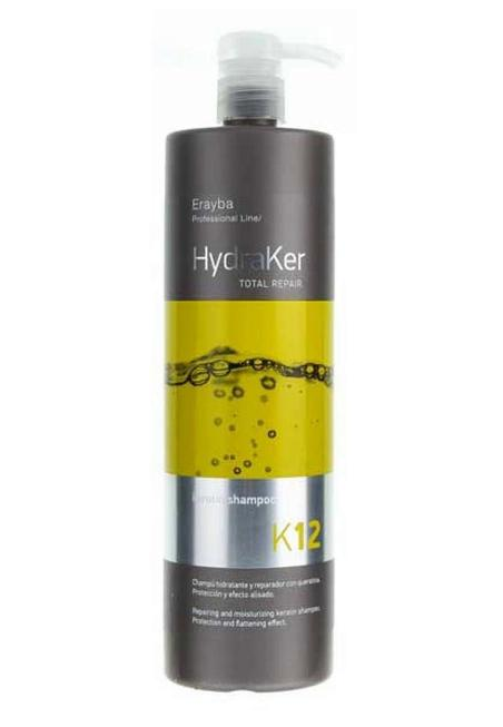 Шампунь кератиновий без сульфатів Erayba HydraKer K12 Keratin Shampoo 1000 мл (130016) Шампунь кератиновий без сульфатів Erayba HydraKer K12 Keratin Shampoo 1000 мл (130016)