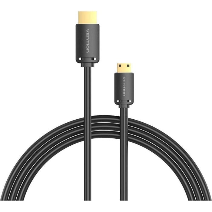 Кабель Vention V2.0 HDMI M - Mini M 3 м Black (AGHBI)